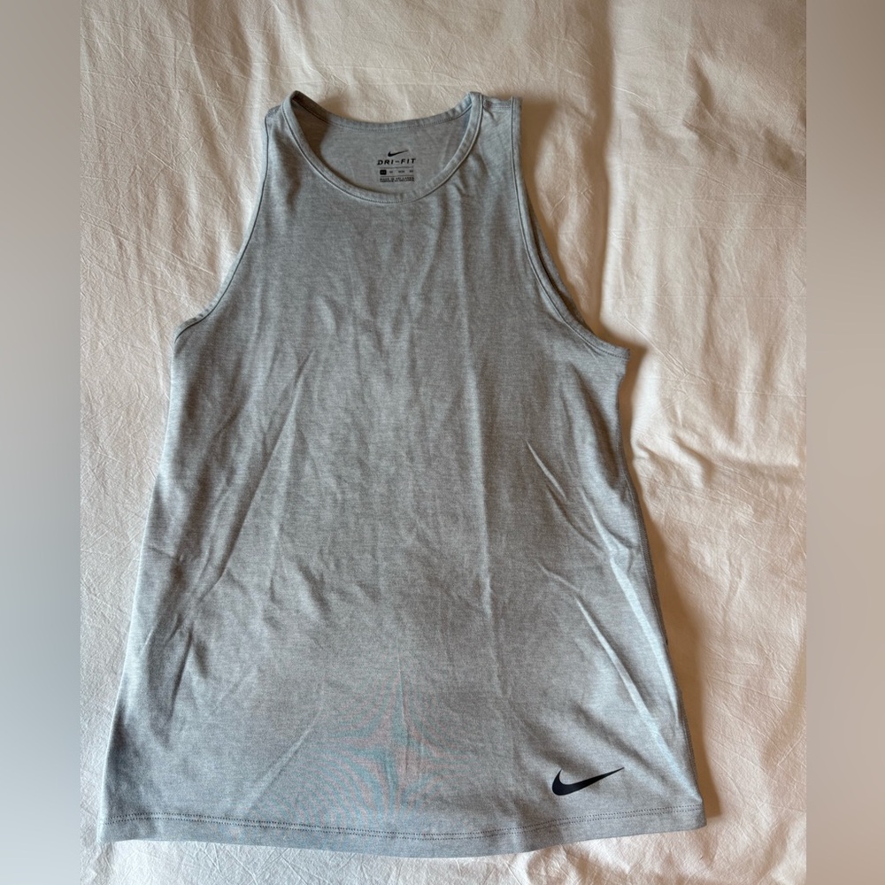 Nike Light Gray Dri-FIT Tank Top